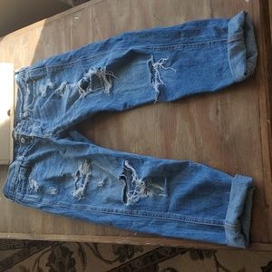Cropped jeans
